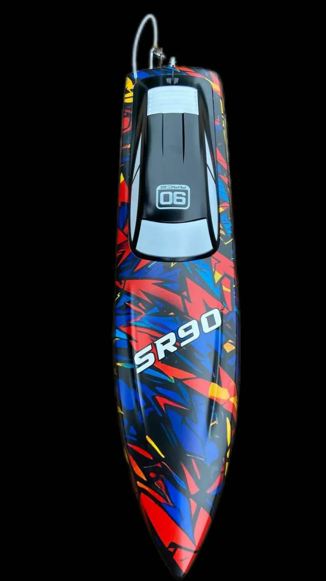 31.5" Large Remote Control Boat for Adults 798-4P Pro Brushless Speedboat 80km/h+ , Two 5200 mAh Battery for Power at Same time, Sportsman Specialty Products
