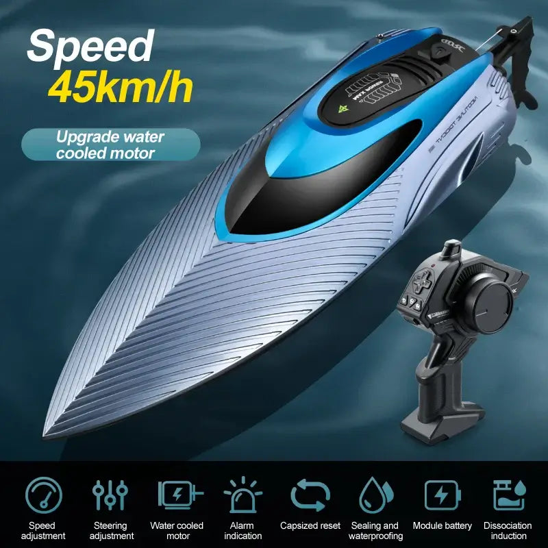 S3 Remote Control Boat with speed of 45km/h and upgraded water cooled motor and remote control.