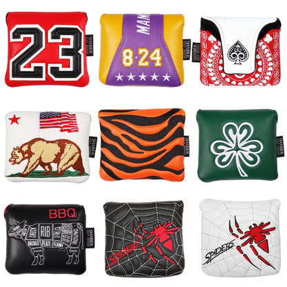 Square Mallet Putter Cover Golf Headcover For TaylorMade Spider X Sportsman Specialty Products