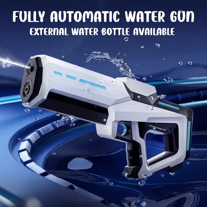 42cm Electric Water Guns with external water bottle feature for high-pressure automatic performance.