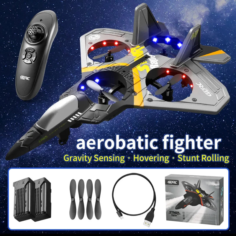 4DRC Drone V17 RC Aircraft Remote Control Foam Glider