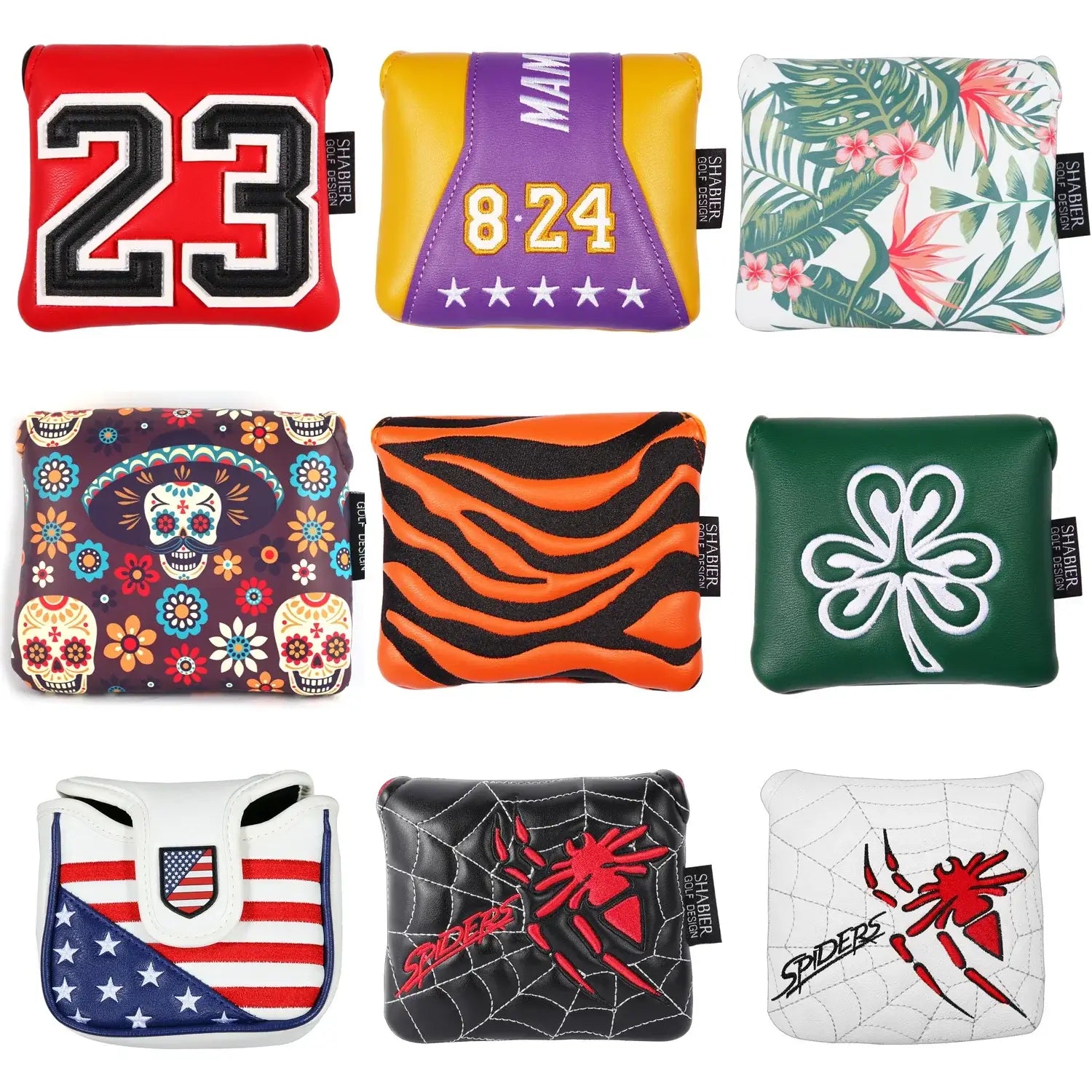 Square Mallet Putter Cover Golf Headcover For TaylorMade Spider X Sportsman Specialty Products