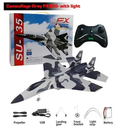 SU35 RC Plane FX620 FX820 2.4G Remote Control Flying Model Glider Airplane Sportsman Specialty Products