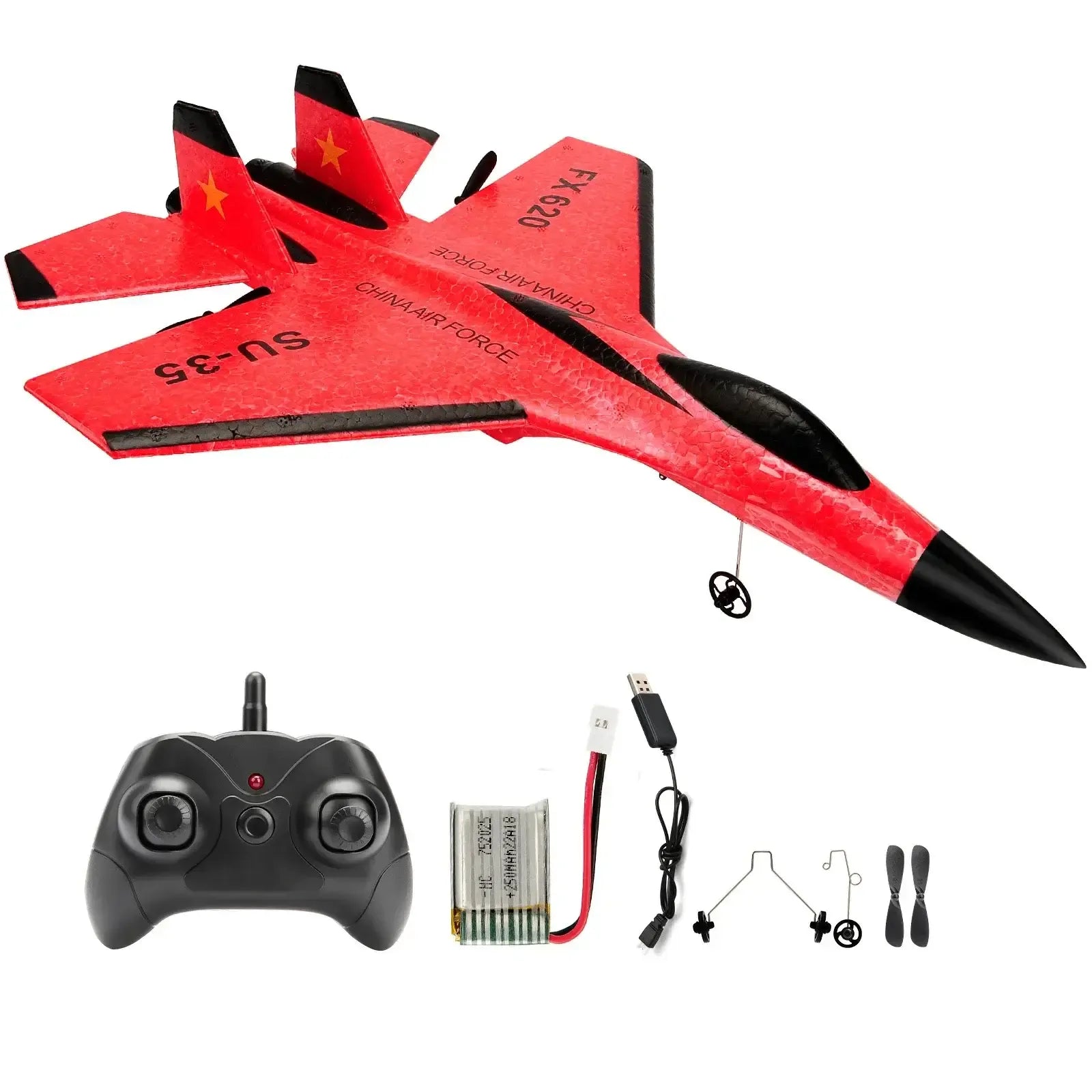 SU35 RC Plane FX620 FX820 2.4G Remote Control Flying Model