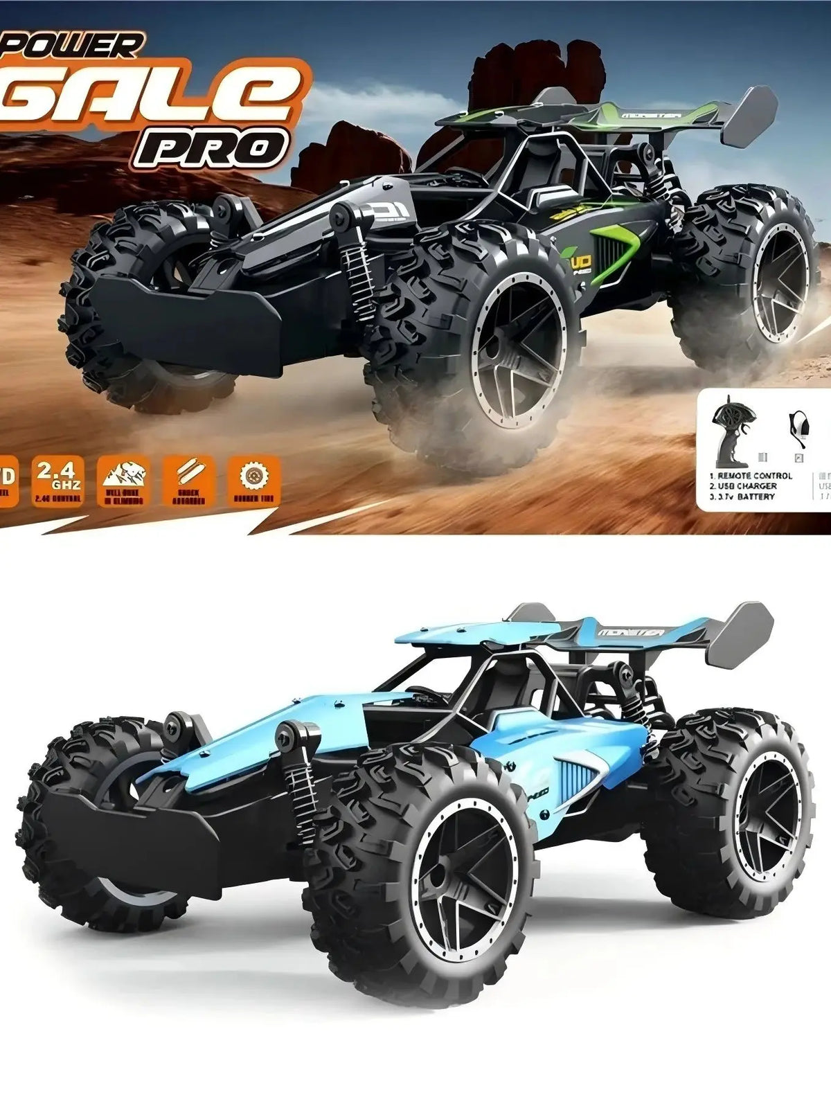 RC Car 1:16 Model With LED Lights