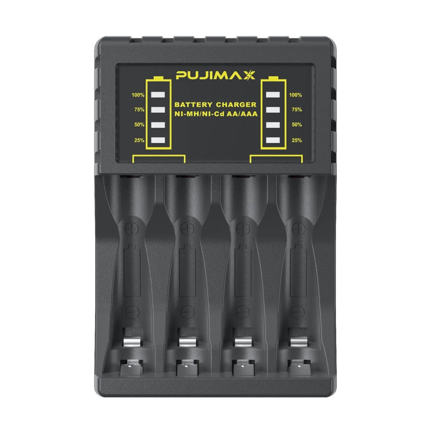 AA/AAA Battery Charger 4 Slots Intelligent LED Display