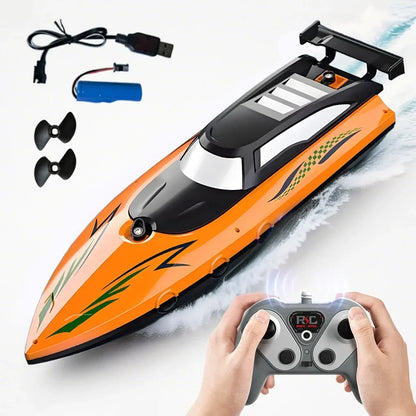 RC Boat with Twin Propellers, High Speed Remote Control Boat,