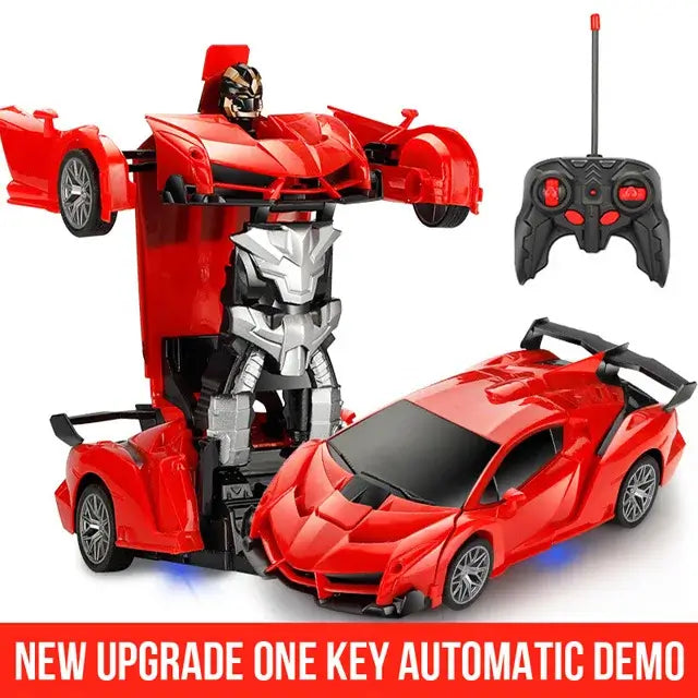 RC Car 2 In 1 Transformation Robots Sports Vehicle Model