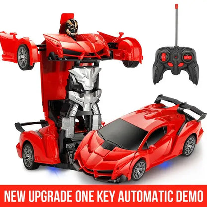 RC Car 2 In 1 Transformation Robots Sports Vehicle Model