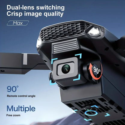 E88PRO MAX Foldable Drone featuring dual-lens switching and high image quality.
