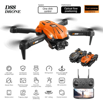NewD88 4K RC Drone,360°Flip,Headless Mode,One Key Return