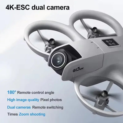 Drone GT3 MAX with 4K-ESC dual camera capturing high-quality images and videos from unique angles.