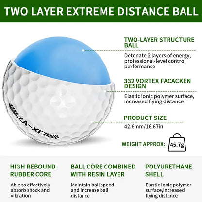 Caiton - Ultra-long distance golf ball, double core Sportsman Specialty Products