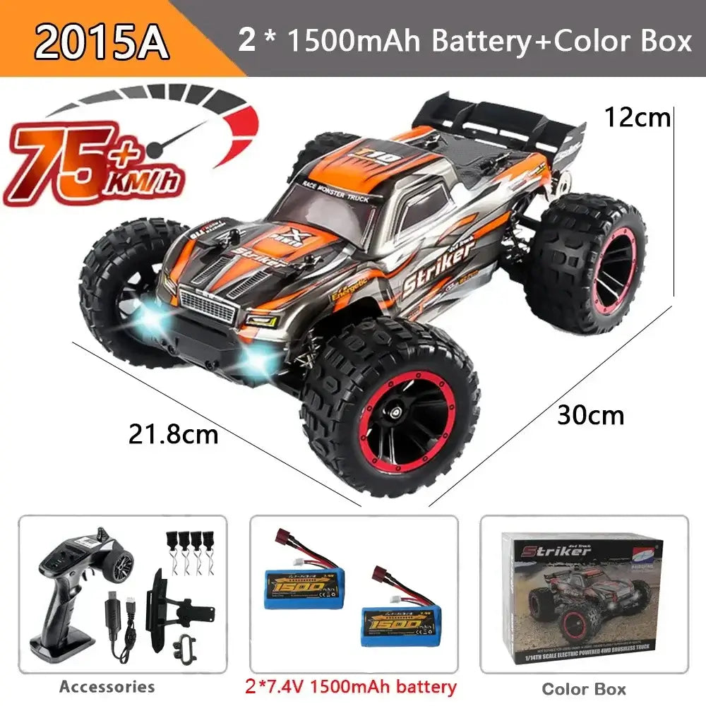 HAIBOXING 2105A 1:14 75KM/H 4WD RC Car Brushless RC Cars High Speed Sportsman Specialty Products