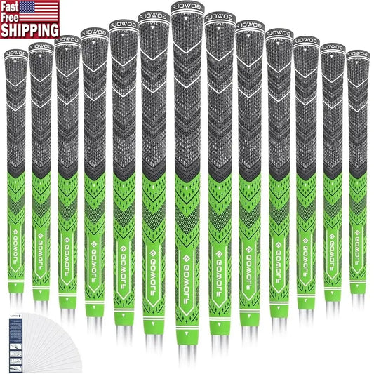 Premium Rubber Golf Grips Multi-Compound Cord Anti-Slip Soft Texture Sportsman Specialty Products