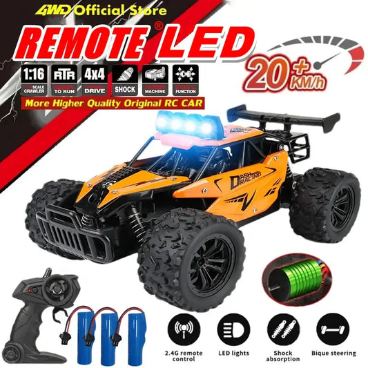 Remote Control Car RC Drift Racing 1:16 Vehicle Off Road Sportsman Specialty Products