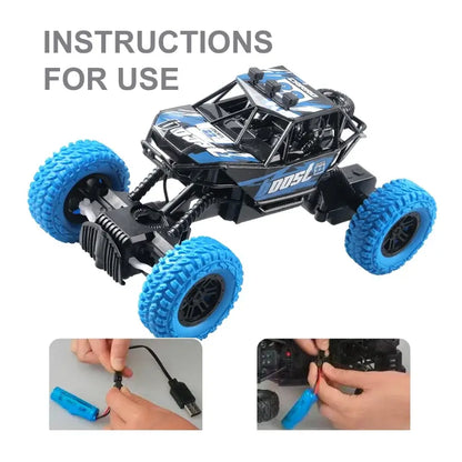 Remote Control Off Road Toy Car Colorful Flashing Lights