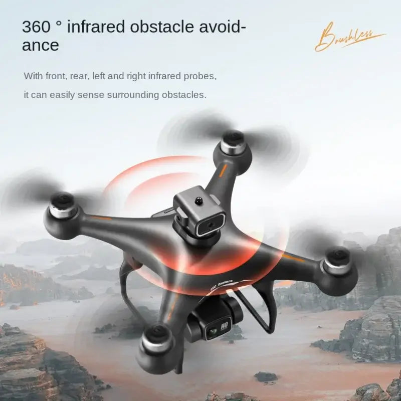 S116 MAX Drone Professional with 3 Batteries 8K Dual Camera Optical Sportsman Specialty Products
