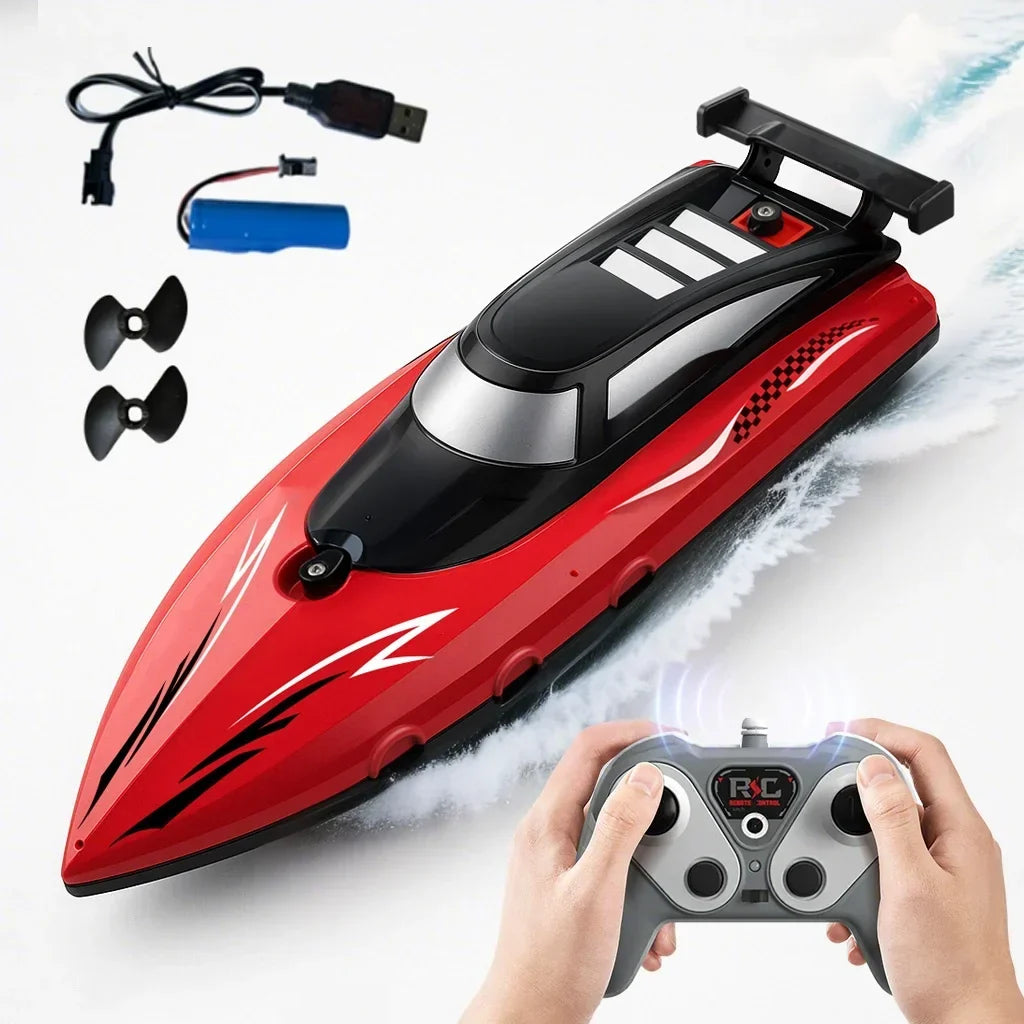 RC Boat with Twin Propellers, High Speed Remote Control Boat,