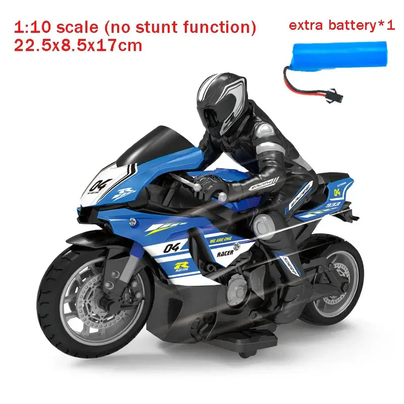 RC Motorcycles 1/6 Electric Motor RC # RC Motorcycles 1/6 Electric Motor RC Experience precision engineering with this 1/6 scale electric RC motorcycle. Built for enthusiasts who demand authentic performance, this model features a responsive electric moto
