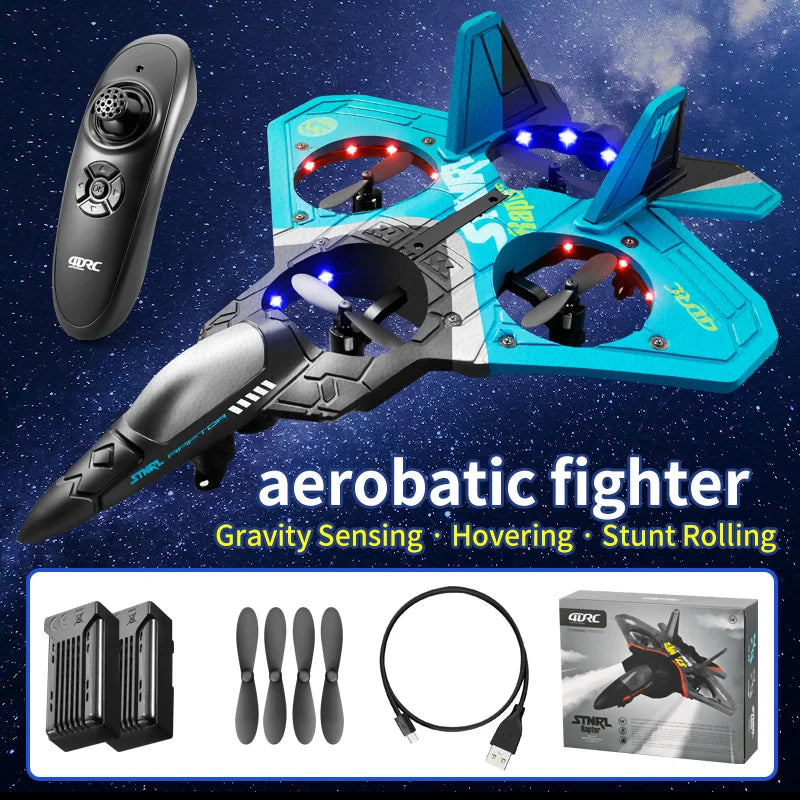 4DRC Drone V17 RC Aircraft Remote Control Foam Glider