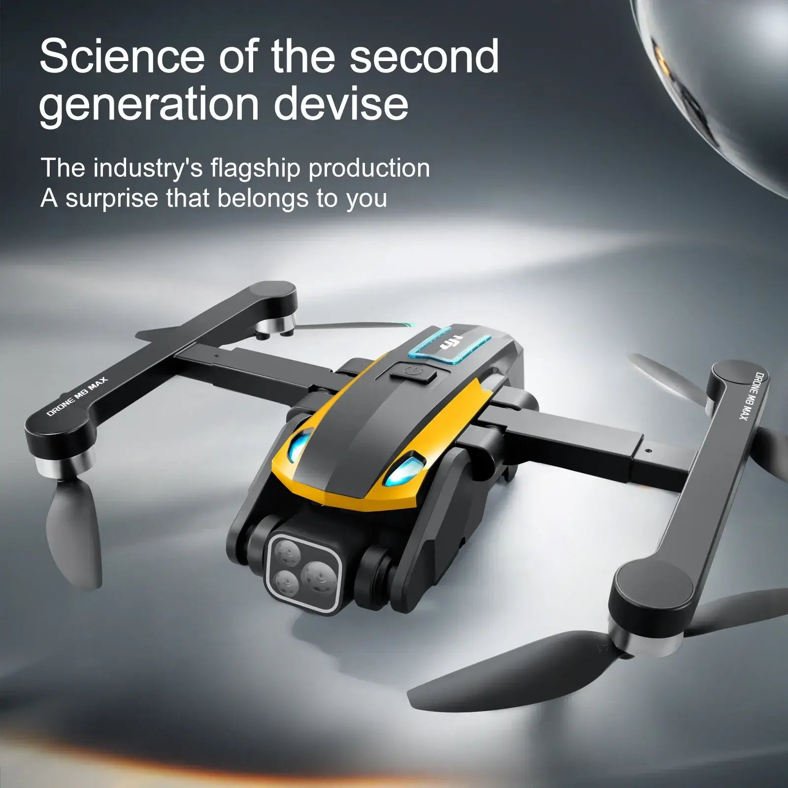 M8 Pro Drone 4k Professional HD 4k Rc Airplane Dual-Camera Sportsman Specialty Products