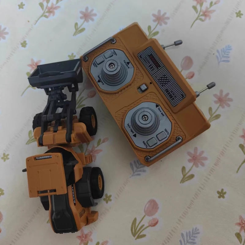 Rc Bulldozer Mini 1:64 Excavator Dumper