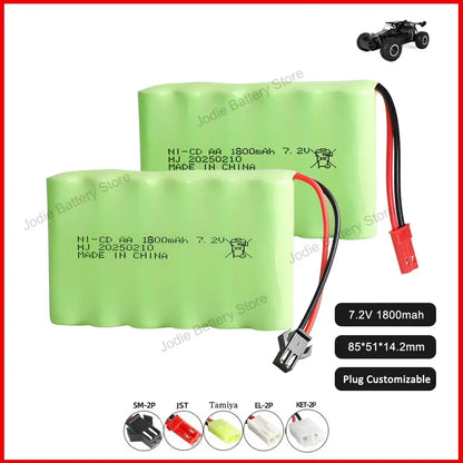 RC Truck Lipo Battery 7.2V 1800mah RC Battery Packs