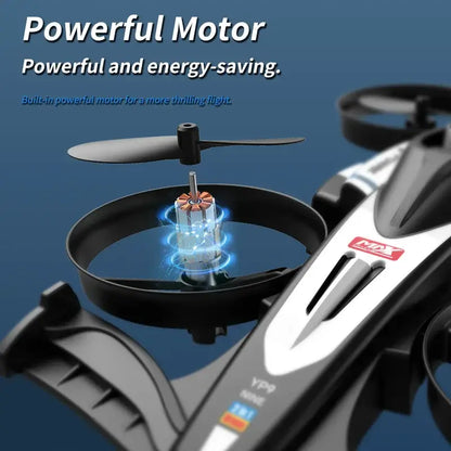 Powerful motor feature of RC Flying Drift Cars Professional quadcopter for enhanced performance and energy-saving.