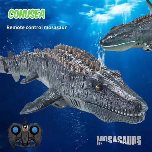 Rc Boat Simulation Mosasaurus remote control Ship Animal Sportsman Specialty Products