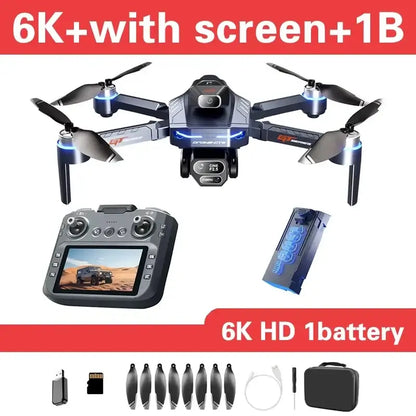 GT8 Drone 4K Professional Dual Camera with 4.3 inch remote control and high definition dual lens features. 