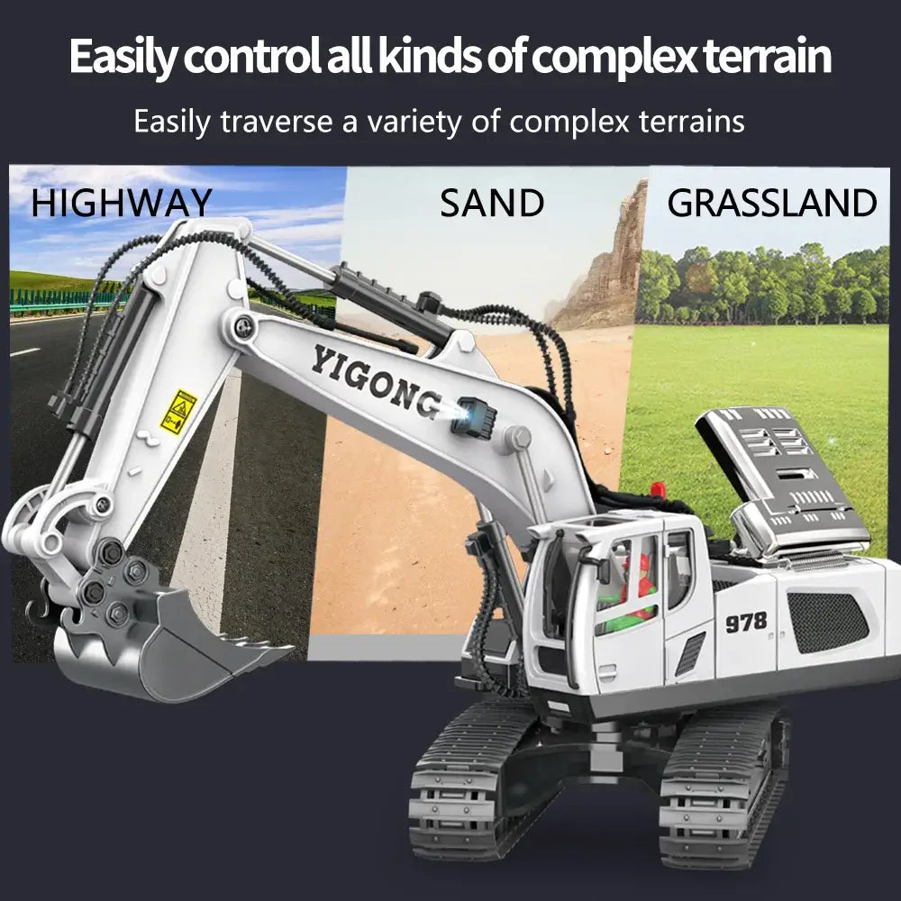 Remote Control Excavator Bulldozer Dump Truck