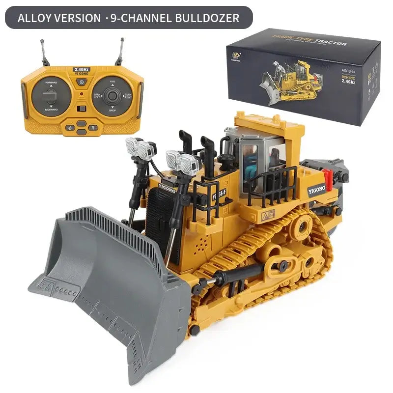 RC Construction Vehicle Toys Set for Kids: Excavator,