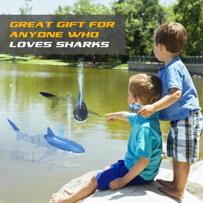 Rc Shark whale Spray Water Toy Remote Controlled