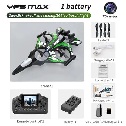 Foam plane 2.4G wifi RC fighter jet stunt rolling LED color light