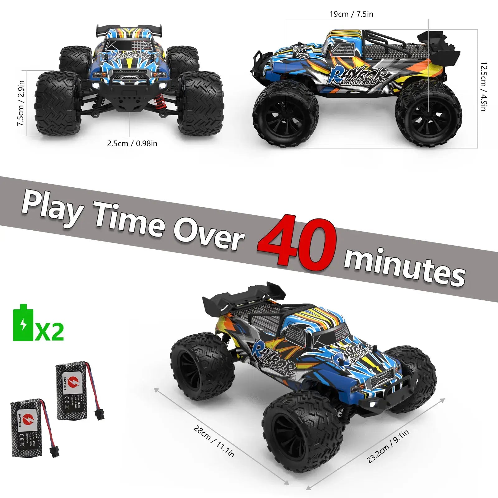 Fastest Professional Racing RC Cars 40+KM/h-Remote Control SPECIFICATIONS Brand Name: NONE Design: Dirt Bike Features: Remote Control High-concerned chemical: None Is Batteries Included: Yes Is Electric: Lithium battery Material: ABS Origin: Mainland Chin