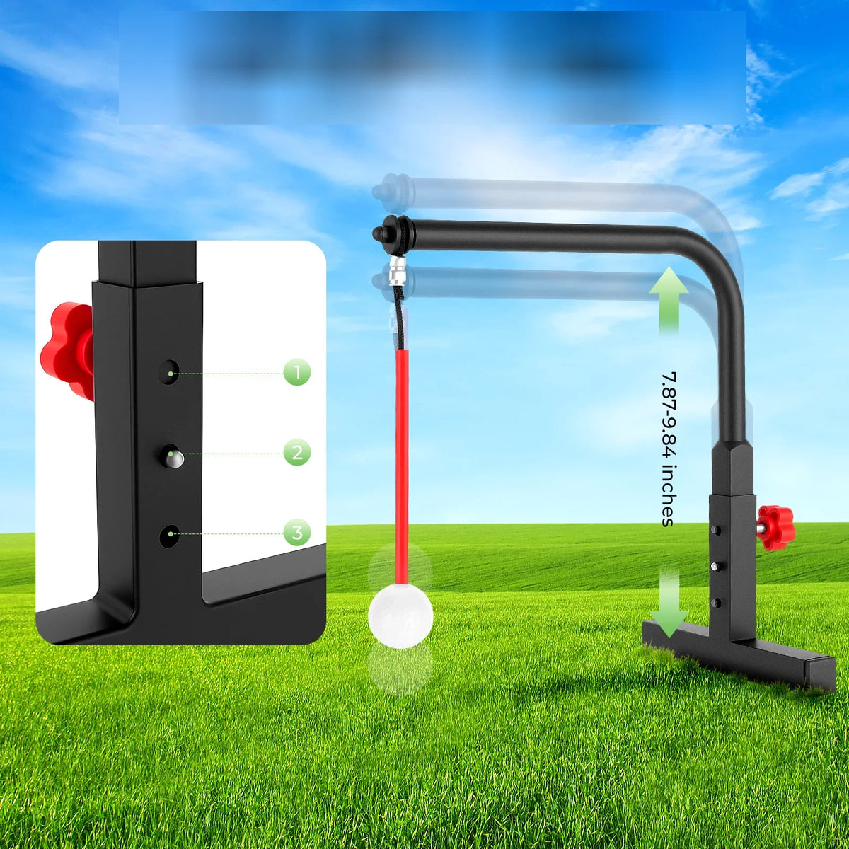 Golf Swing Trainer, Swing Practice Trainer Golf with Golf Ball