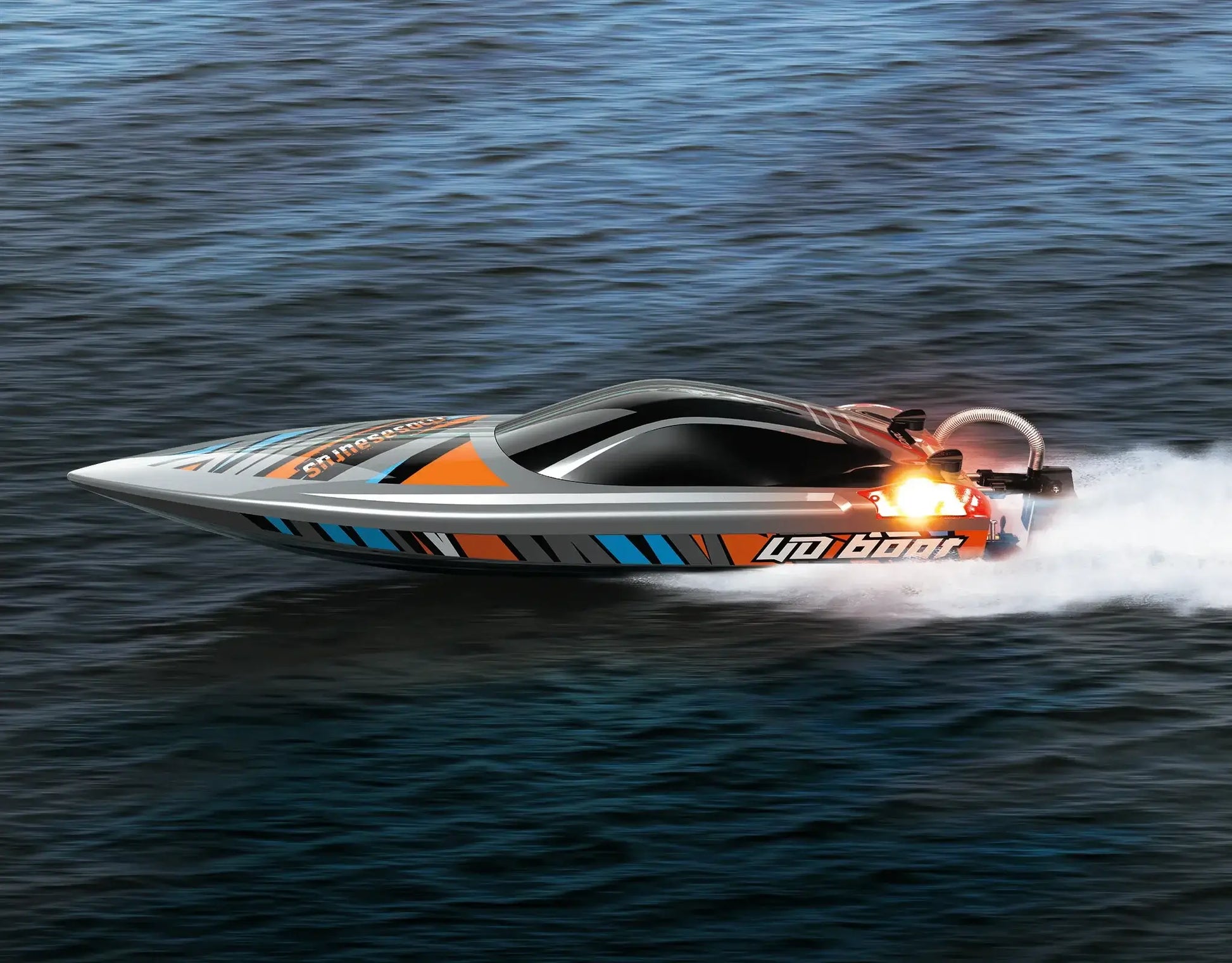 22.8 Inches UDI R/C UDI018 Large RC Speed Boat Sportsman Specialty Products