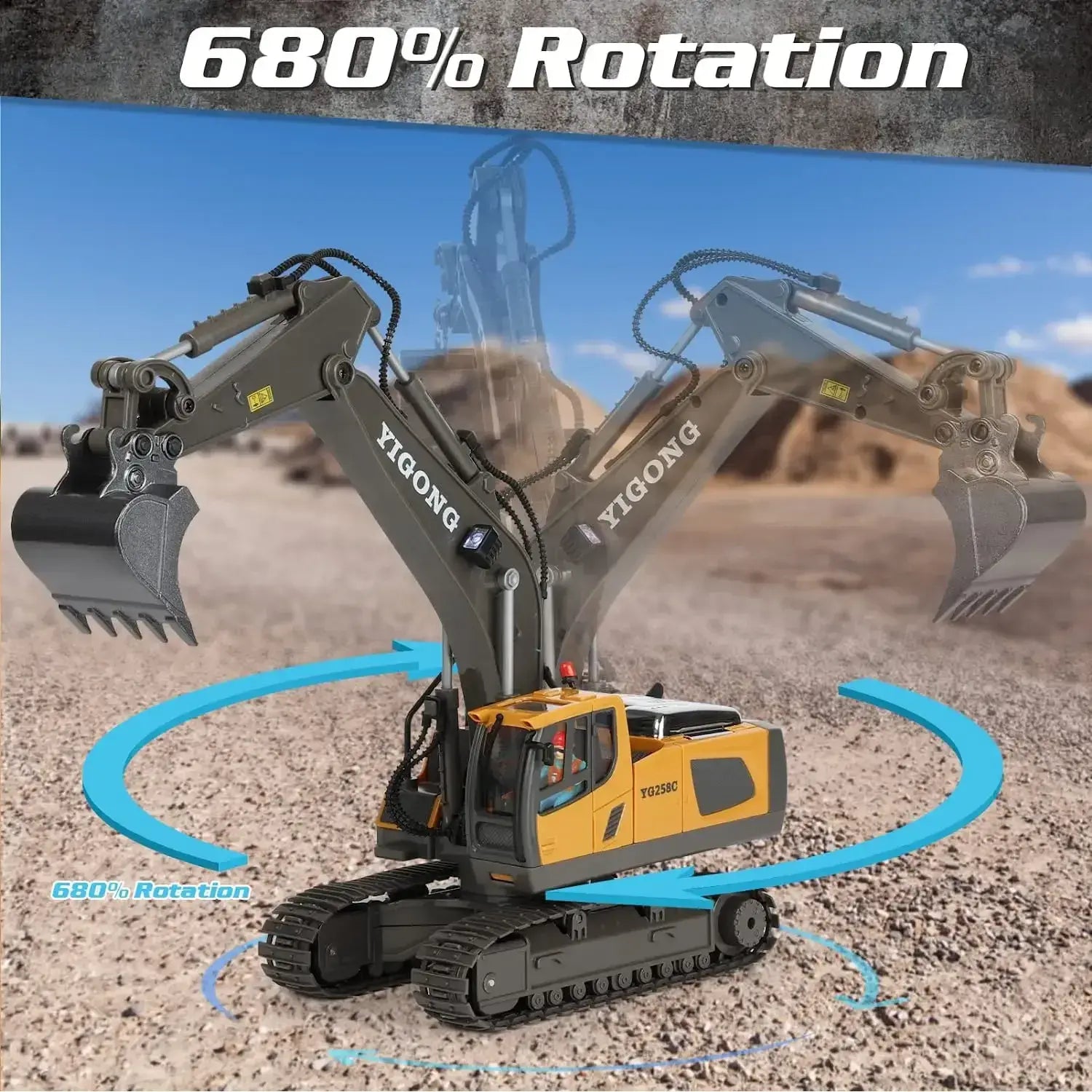 RC Excavator 120 Remote Control Truck