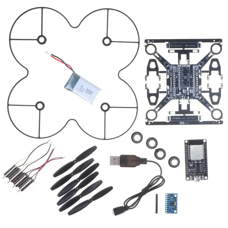 Open Source Mini Programmable DIY Drone with PCB Propeller Guards