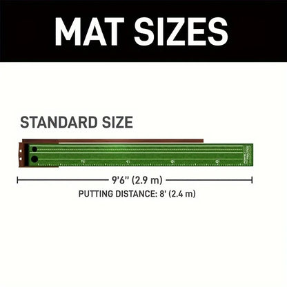Sportsman Specialty Products PRACTICE Putting Mat - Indoor Golf Putting Green with 1/2 Hole Training
