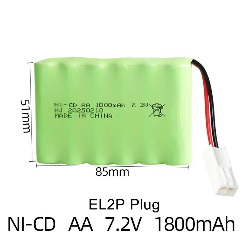 RC Truck Lipo Battery 7.2V 1800mah RC Battery Packs