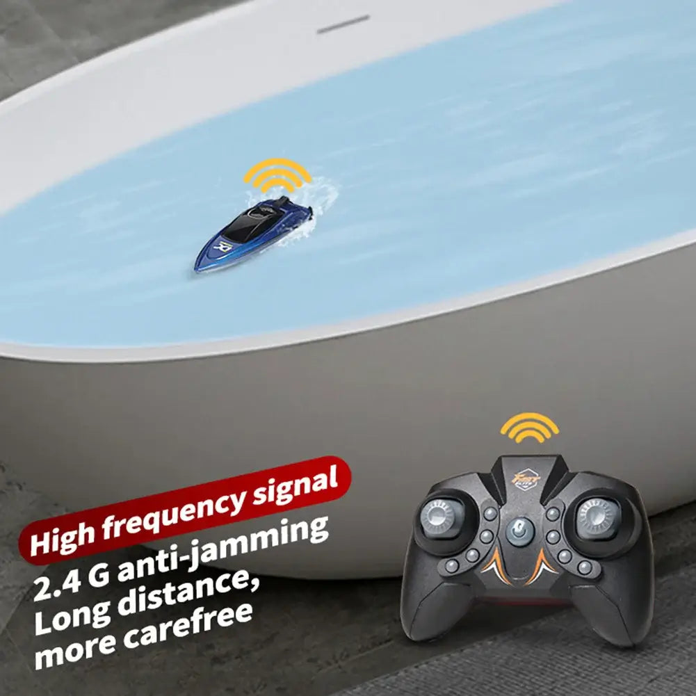 805 Mini RC Boat Radio Remote Controlled One-Button Shift Sportsman Specialty Products