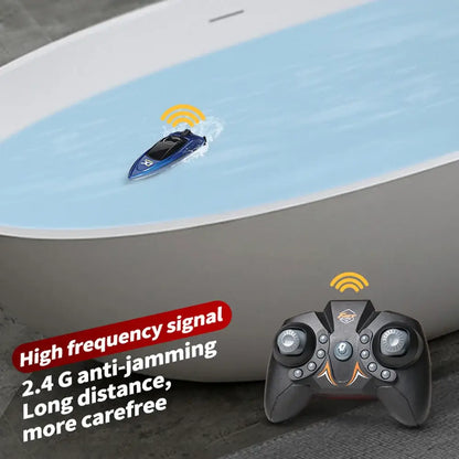 805 Mini RC Boat Radio Remote Controlled One-Button Shift Sportsman Specialty Products