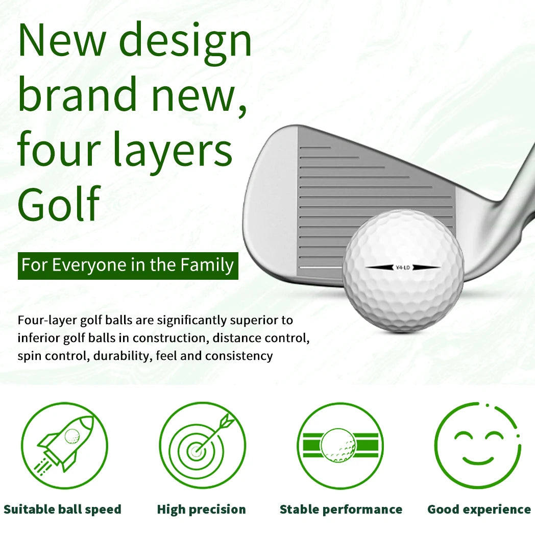 Caiton Pro Golf Tournament Balls - 4-Layer Structure, DuPont Surlyn Material# Caiton Pro Golf Tournament Balls - 4-Layer Structure, DuPont Surlyn Material Experience tournament-grade performance with Caiton Pro Golf Balls, engineered for serious players w