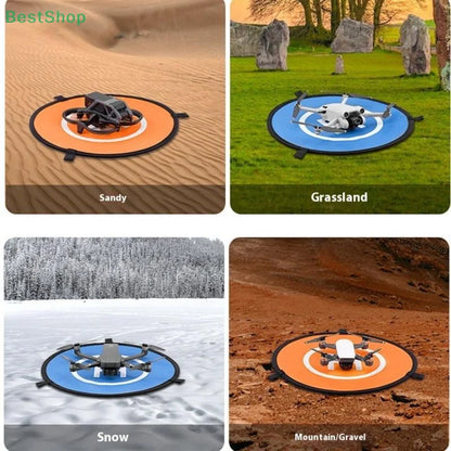 Drone Landing Pad 55cm Foldable Waterproof Double-Sided