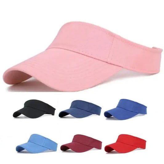 Summer Sun Hats Sun Protection Hat in pink with a variety of colors including black, blue, maroon, and red.
