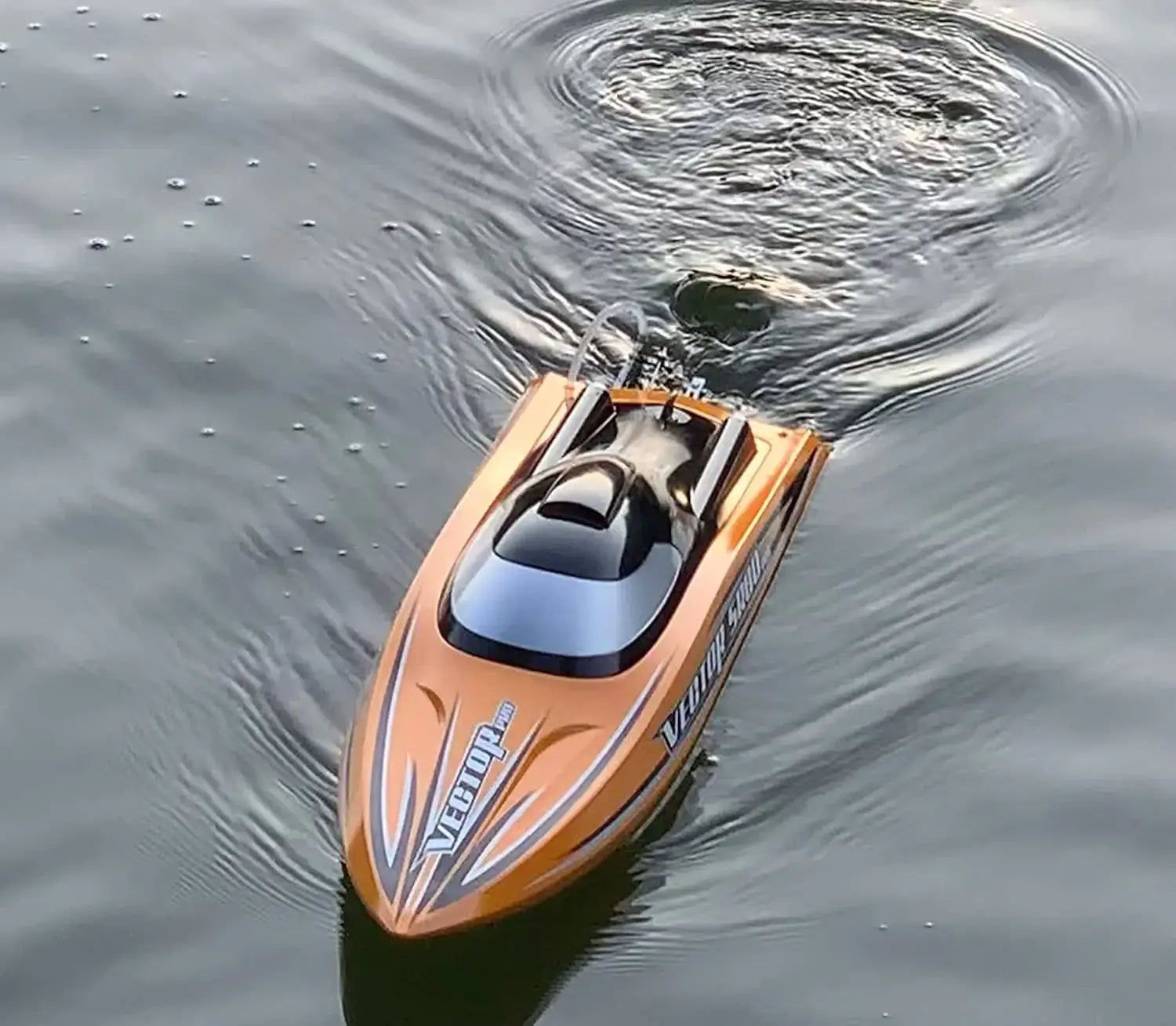 31.5" Large Remote Control Boat for Adults 798-4P Pro Brushless Speedboat 80km/h+ , Two 5200 mAh Battery for Power at Same time, Sportsman Specialty Products
