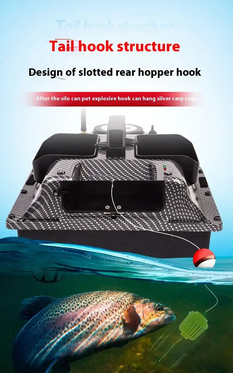 Rc Bait Boat 500m Auto Driving Return V900 Gps 40 Points Sonar Sportsman Specialty Products