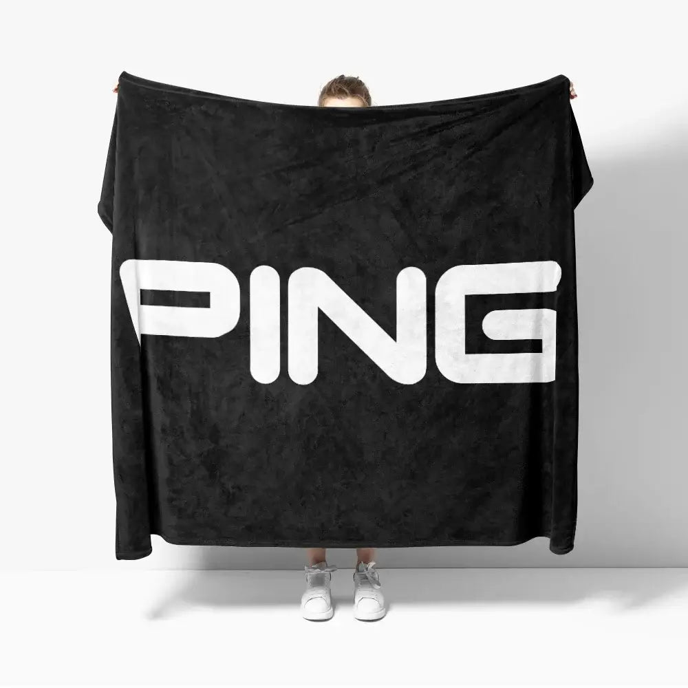 Golf Sport Flannel Blanket Pings Golfs Blanket for Sofa
